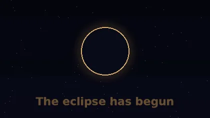 The eclipse animation as it appears in Discord