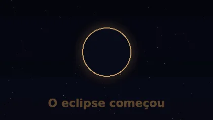 A animação do eclipse como aparece no Discord